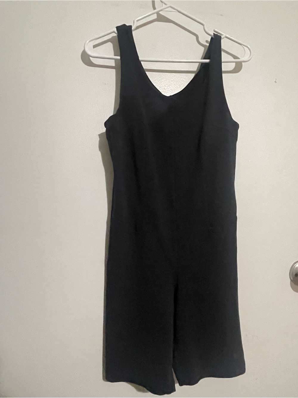 Nike Black Sleeveless Midi Romper